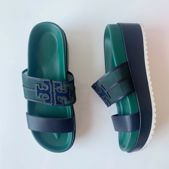 tory burch ines platform slide sandal